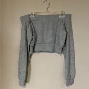 Long Sleeve Tee, off the shoulder